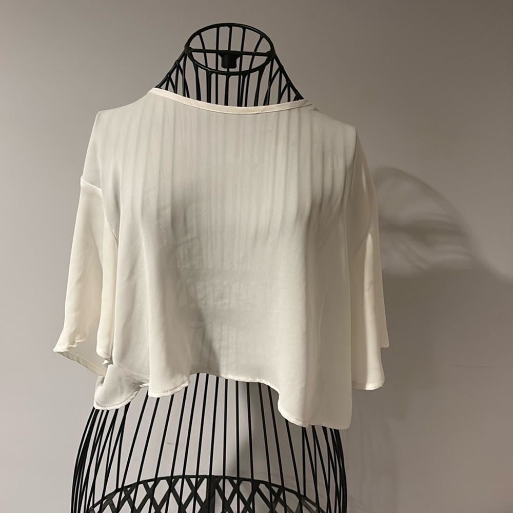 Open back crop top